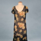 SILK CHIFFON SUMMER GOWN, 1930s
