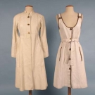 BONNIE CASHIN LEATHER DRESS &amp; COAT, 1960s