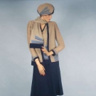 FIVE PIECE DECO KNIT DAY ENSEMBLE, FRANCE, 1920s