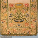 EMBROIDERED PANEL OR RUNNER, 17th-18th C.