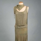 ALL-OVER BEADED DANCE DRESS, 1928-1930