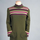 PIERRE CARDIN WOOL JERSEY DRESS, 1960s