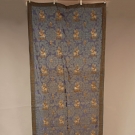 METALLIC EMBROIDERED SILK PANEL, c. 1900