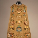 METALLIC EMBROIDERED CHASUABLE, 18TH C