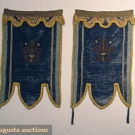 PAIR OF HERALDIC BANNERS, c. 1900