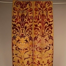EMBROIDERED &amp; APPLIQUED VELVET PANEL, 19TH C
