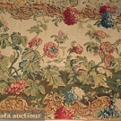 AUBUSSON TAPESTRY SEAT COVER, 18TH C