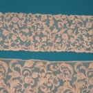 2 BURANO LACE FLOUNCES, LATE 18TH C