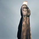 VELVET EVENING GOWN, c. 1912