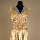 BEADED &amp; JEWELED VELVET DRESS, 1920s