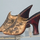 PAIR OF LADY'S MULES, 1690-1720