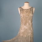 SILVER BEADED DANCE DRESS, 1920s