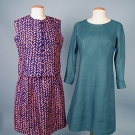 2 DIOR COUTURE DRESSES, SPRING-SUMMER 1965