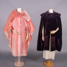 TWO SILK VELVET EVENING CAPES, 1918-1925