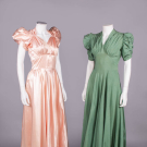 SATIN &amp; MOIRE’ EVENING GOWNS, 1937-1939