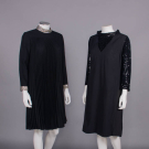 TEAL TRAINA &amp; CARVEN COCKTAIL DRESSES, NEW YORK &amp; PARIS, 1960s