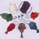 COLLECTION OF KNITTED BEADED RETICULES, CZECH, 1920s-1930s