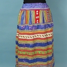 SEMINOLE RAYON &amp; COTTON SKIRT, 1940-1950s