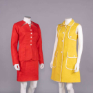 TWO GEOFFREY BEENE LINEN DAY DRESSES, USA, 1960s &amp; SPRING 1988