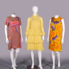 SILK &amp; CHIFFON DESIGNER PARTY DRESSES, USA, 1960s