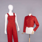 GEOFFREY BEENE LINEN JUMPSUIT, SPRING 1988