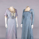 TWO BLUE SILK AFTERNOON OR EVENING DRESSES, WASHINGTON D.C, c. 1912