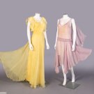 SILK CHIFFON PARTY DRESSES, 1920s &amp; 1930s