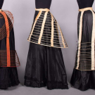 THREE CAGE CRINOLINES, 1875-1885