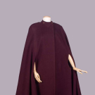 GALANOS WOOL CAPE, USA, 1980s