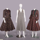 THREE PRINTED COTTON DAY DRESSES, FRANCE, 1950s &amp; 1990s