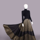 GEOFFREY BEENE ARCHIVAL JERSEY &amp; LAME' EVENING GOWN, USA, Fall 1984
