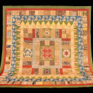 OVERSIZED MEDALLION CHINTZ QUILT, USA, 1830-1850
