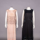 BEADED TABARD &amp; EVENING DRESS, EARLY 1920s