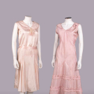TWO PINK PARTY DRESSES, 1924-1930