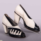 WHITE &amp; BLACK PIANO KEY PLATFORMS, BRAZIL, 1935-1942