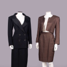 TWO YSL SKIRT SUITS, PARIS, S/S 1987 &amp; 1980s