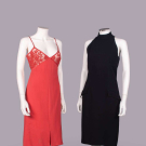 TWO VALENTINO PARTY DRESSES, ITALY, 1990-EARLY 2000s