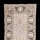 LINEN BOBBIN LACE &amp; SILK EMBRODIERED PANEL, 17TH C