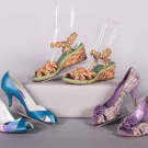 THREE PAIR DESIGNER PUMPS OR WEDGES, 1950s &amp; 1990-2000s