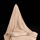 LINEN BEDTICKING, FANNIE SANDERS, USA, c. 1816