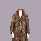 ART DECO LAME &amp; VELVET EVENING COAT, 1920s
