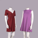 TWO RUDI GERNREICH KNIT MINI DRESSES, USA, C. 1969 - 1973