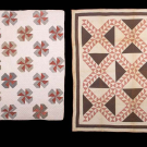 AUTUMN LEAVES &amp; LADY OF THE LAKE PIECED QUILTS, C. 1888 - 1890
