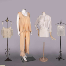  FOUR DAY OR BOUDOIR COTTON SEPARATES &amp; SILK PAJAMAS, C. 1910s-1920s