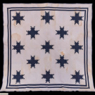 FEATHERED STAR QUILT, OHIO, 1860-1880