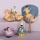 THREE FIGURAL ART DECO POWDER DOLLS, FRANCE &amp; GERMANY, 1920s