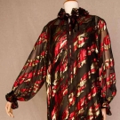 SAINT LAURENT SILK &amp; LUREX DRESS, LATE 20TH C