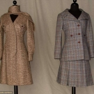TWO GALANOS WOOL DRESSES, 1960s