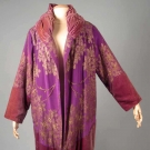 PURPLE &amp; GOLD LAME OPERA COAT, 1920s