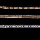 THREE FLAT LINK BRACELETS, EARLY 20TH C